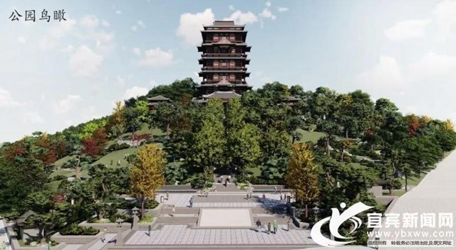 宜賓唐式“東樓”修成這樣了！位置就在這里！