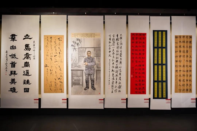 “德頌長(zhǎng)風(fēng)——紀(jì)念朱德誕辰136周年書(shū)畫(huà)展”在瀘州開(kāi)展(圖16)