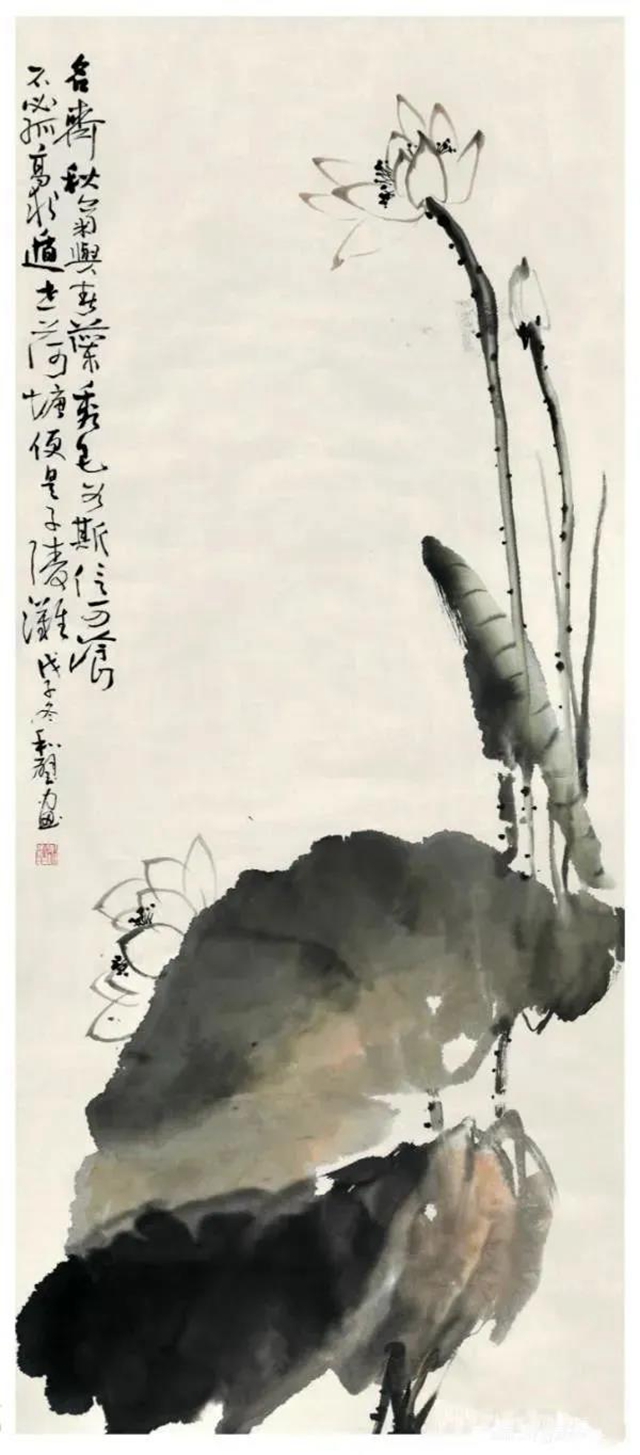 《國防時報》重磅聚焦敘永籍著名畫家劉和璧的寫意荷花(圖6)