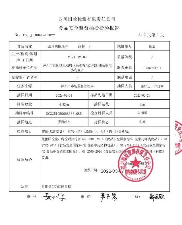 【創(chuàng)食安示范城】瀘州：“你點(diǎn)我檢”第三期結(jié)果公布！請(qǐng)您“點(diǎn)單”下一期～～(圖8)