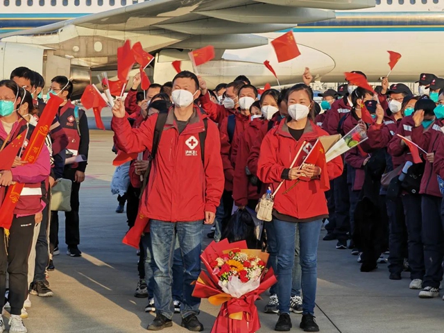 “戰(zhàn)疫”21天，瀘州支援吉林核酸檢測隊返回四川
