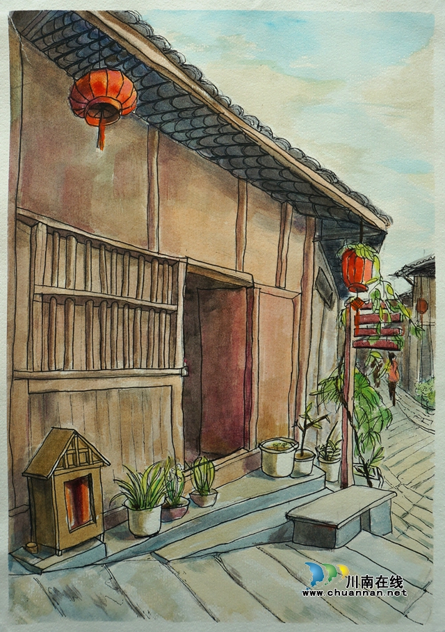《陳舊-堯壩寫生》高菲璠.JPG