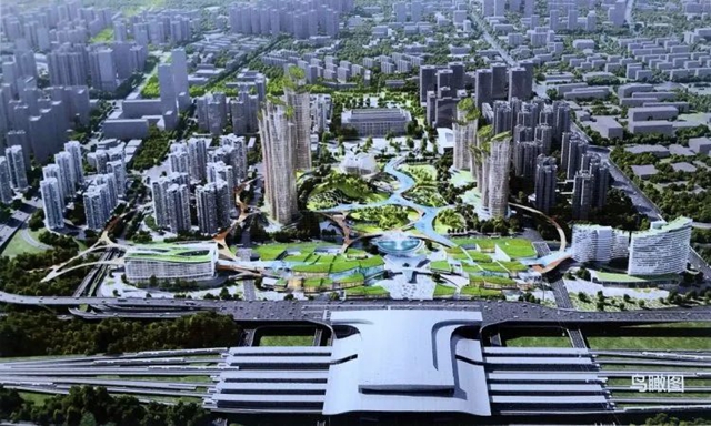 高鐵宜賓站站前廣場怎么建？將配套美術(shù)館、人才公寓、商業(yè)樓……