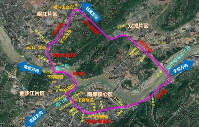 宜賓城市內(nèi)環(huán)線要開工啦！6條道路、3座大橋、1座隧道