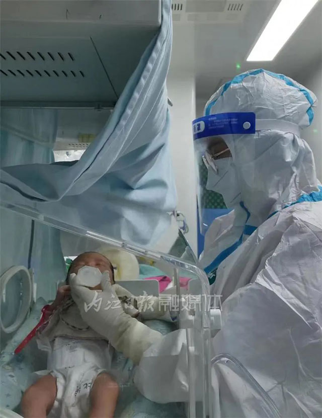 健康可愛！內(nèi)江首例新冠感染孕婦誕下的寶寶出院啦——