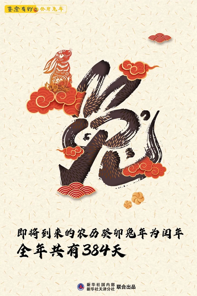 啥？即將到來的農(nóng)歷癸卯兔年竟有384天