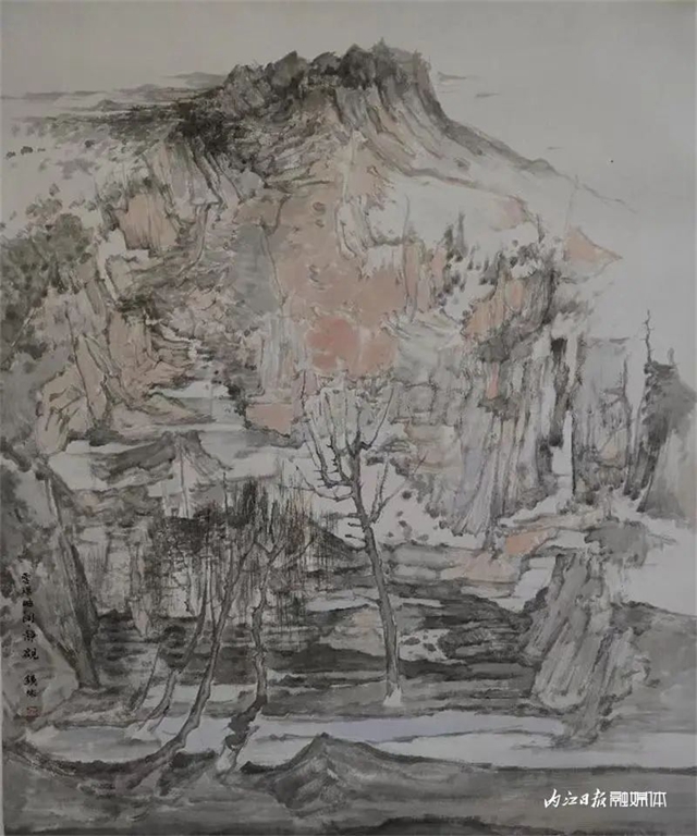 他畫的啥？內(nèi)江這位畫家在國際美術(shù)大展中獲最高獎