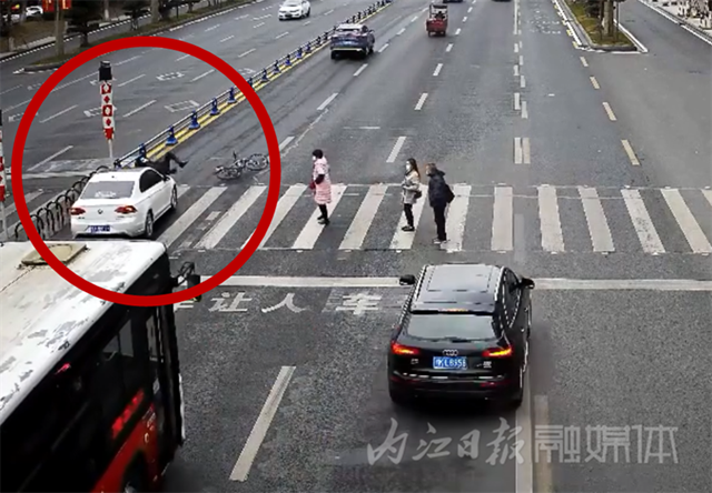 斑馬線上被車撞，他為何也要擔(dān)責(zé)？?jī)?nèi)江交警說(shuō)——
