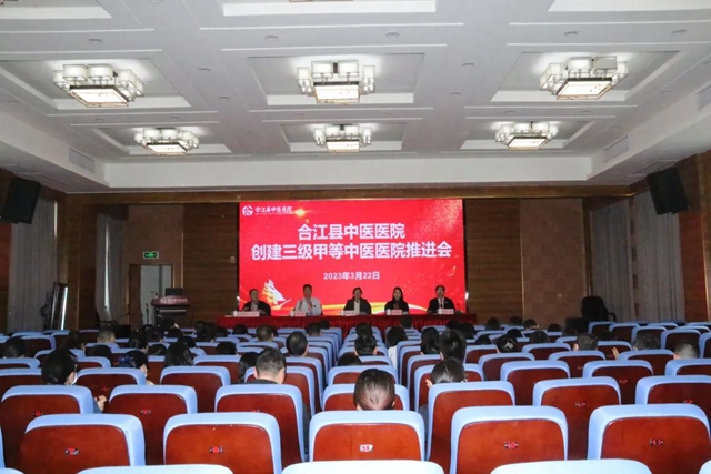 凝心聚力創(chuàng)“三甲”| 合江縣中醫(yī)醫(yī)院召開“三甲”創(chuàng)建工作推進會