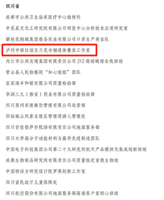 全國五一巾幗獎，瀘州1人1集體上榜