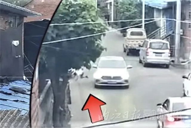 敲警鐘！內江東興區(qū)一男孩跑步橫穿馬路被撞擔主責
