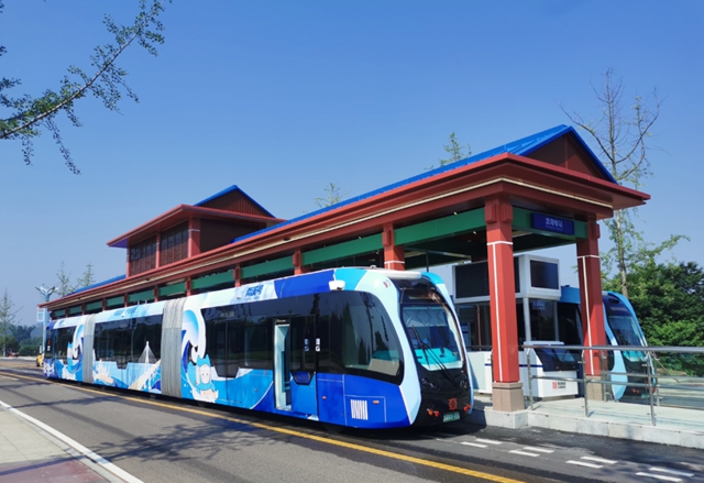宜賓?南溪！宜賓智軌T4線通車！