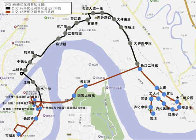 瀘州長(zhǎng)江二橋及其連線7月1日試通車(chē)，公交線路這樣走