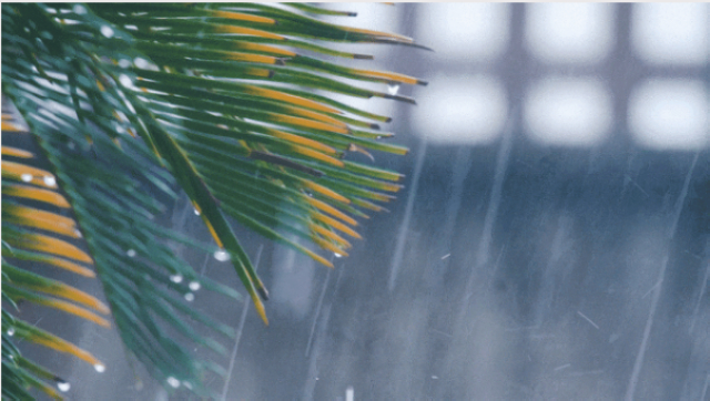 哦！內(nèi)江昨前天的雨是這樣來的——