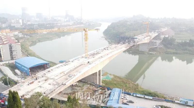 內江水心壩大橋主橋順利合龍！通車時間——