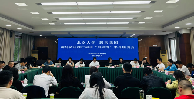 北京大學(xué)、騰訊集團(tuán)調(diào)研瀘州鄉(xiāng)村治理暨“川善治”平臺推廣應(yīng)用工作