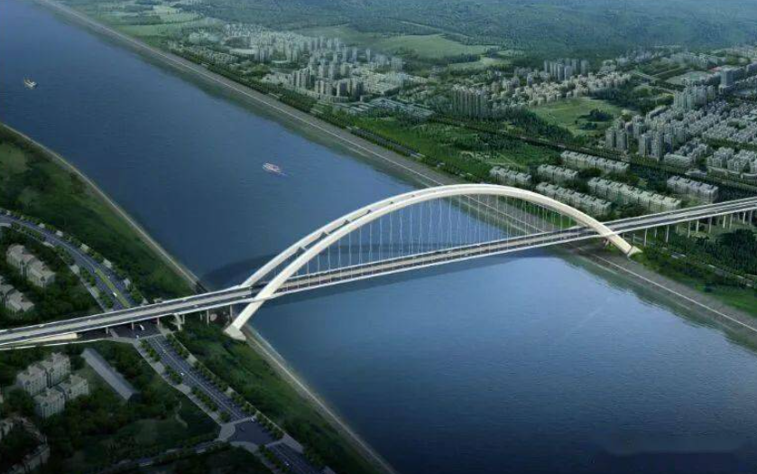瀘州長江五橋，進(jìn)度條更新→