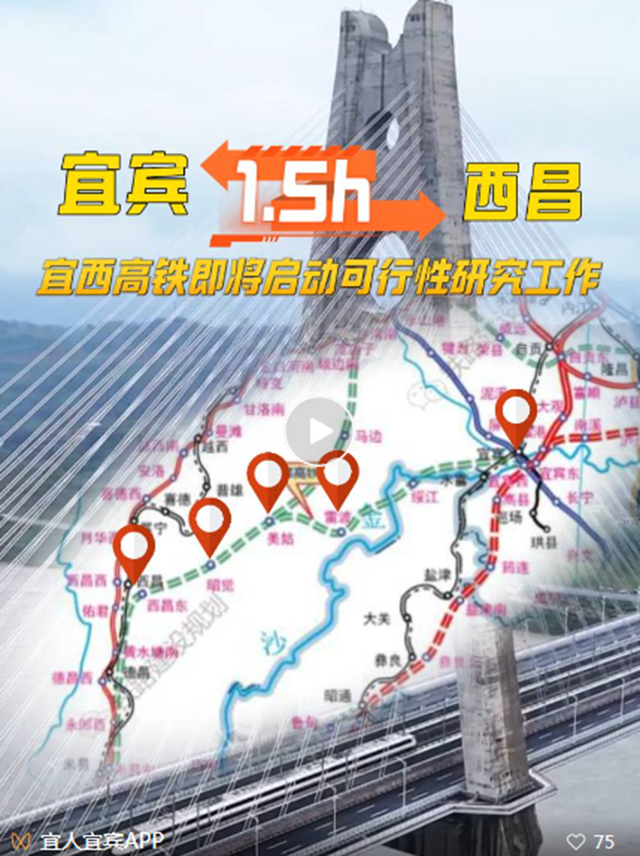 1.5小時(shí)從宜賓飆攏西昌 宜西高鐵最新進(jìn)展來了→