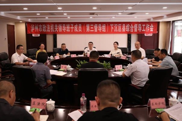 瀘州市中院黨組書記、院長李俊率隊(duì)下沉龍馬潭區(qū)開展綜合督導(dǎo)工作
