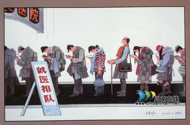 瀘州市兩作品入選第十四屆全國美術作品展，其中進京作品1件