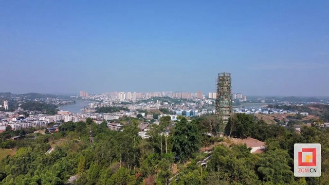 富順文光塔公園已成形！快來(lái)打卡！