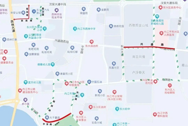 內(nèi)江市民注意！城區(qū)四條道路即將實(shí)施交通管制