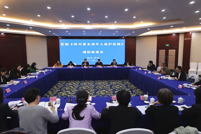 省婦兒工委辦調(diào)研組來瀘開展《四川省未成年人保護(hù)條例》貫徹落實情況調(diào)研