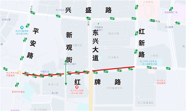 持續(xù)到明年6月！內(nèi)江城區(qū)這些路段將實(shí)施交通管制