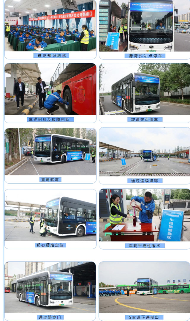 練技能 強(qiáng)本領(lǐng) 保安全丨瀘州市第十九屆職工職業(yè)技能大賽公交車長(zhǎng)謹(jǐn)慎駕駛技能比賽暨"應(yīng)急處置能手"