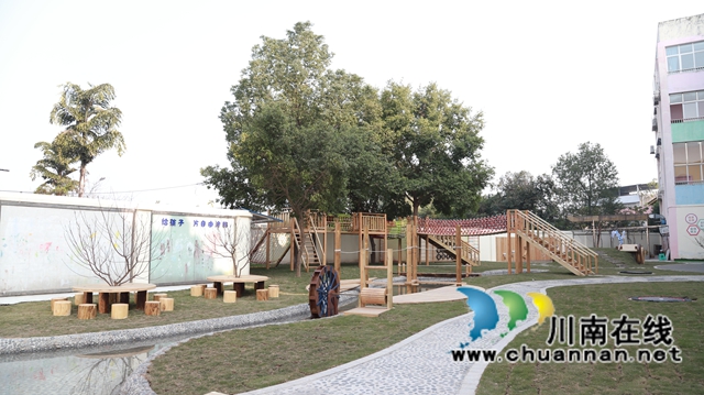 升級改造完工！瀘縣云龍鎮(zhèn)中心幼兒園華麗蛻變