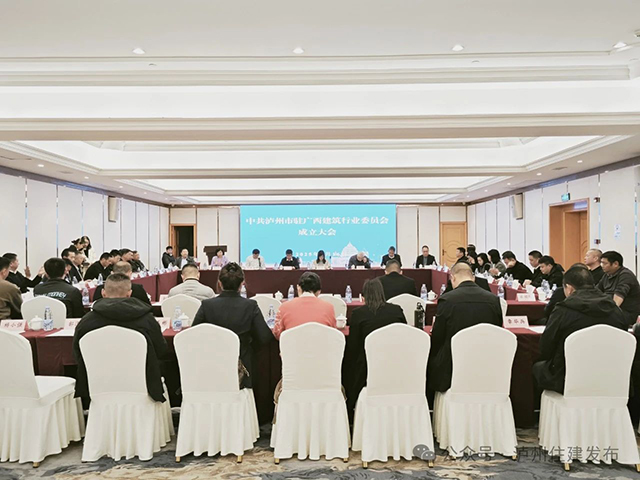瀘州市首個(gè)建筑行業(yè)異地黨委在廣西成立