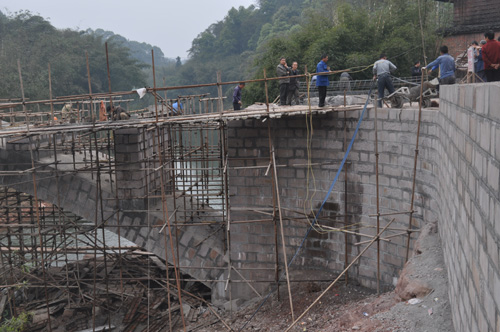大石鄉(xiāng)：200萬(wàn)“渡改橋”工程主體工程完工(圖1)