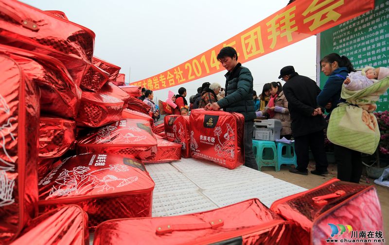年味濃瀘州：專合社農(nóng)民歡聚“團年宴”(圖)(圖9)