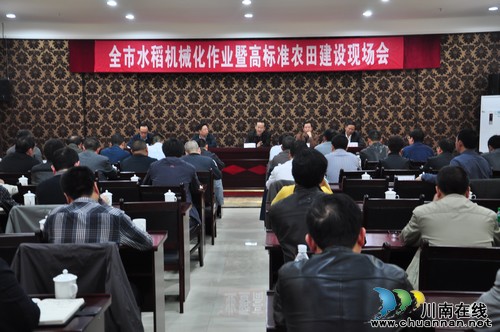 全市水稻機械化作業(yè)暨高標準農(nóng)田建設(shè)現(xiàn)場會在瀘縣召開(圖3)