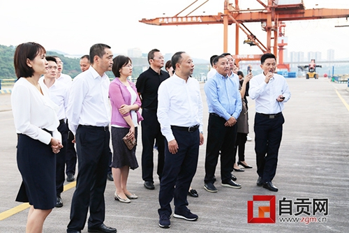 自貢市長何樹平率隊赴瀘州學習考察自貿(mào)區(qū)建設(shè)(圖1)