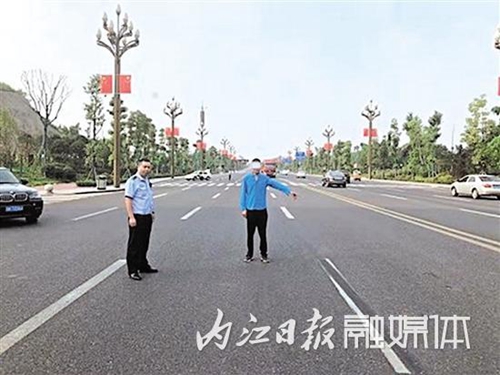 內(nèi)江：報廢車撞傷行人跑路 警方21小時偵破(圖1)