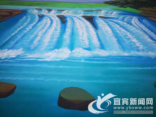 有花海有3D彩繪 升級后的宜賓濱江公園安逸！(圖3)