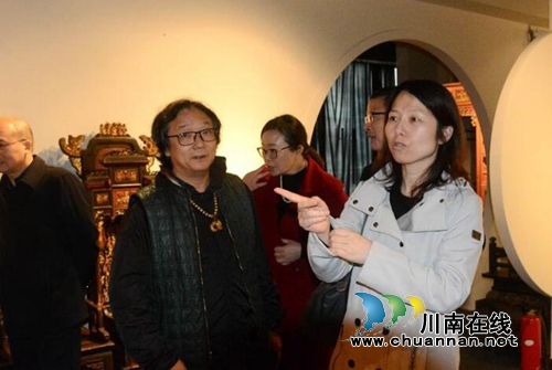 省委統(tǒng)戰(zhàn)部新階處領導率隊調(diào)研楠域奇緣博藏館(圖5)