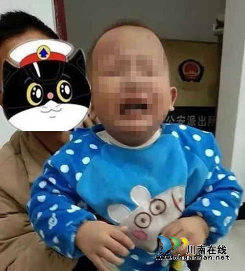 合江民警溫情救助：寶貝別哭，蜀黍帶你們回家(圖1)