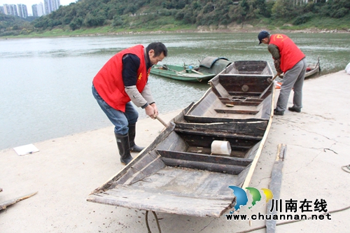 全面禁捕啟動(dòng) 龍馬潭區(qū)紅星街道7艘漁船退捕上岸