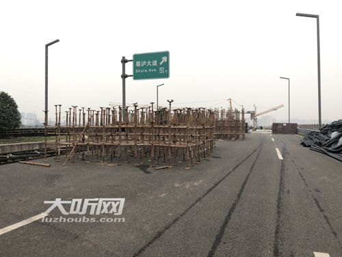 瀘州二環(huán)路進展 蜀瀘立交明年基本建成并通車(圖1)