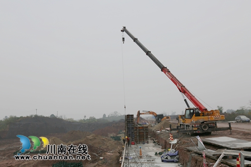 川南城際鐵路瀘縣至瀘州段準(zhǔn)備架梁啦！(圖1)