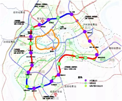 瀘州二環(huán)路開(kāi)建 圍合區(qū)域面積約130平方公里(圖1)
