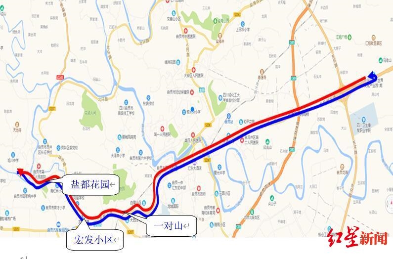 請收藏！自貢燈會免費擺渡公交增至8條(圖8)