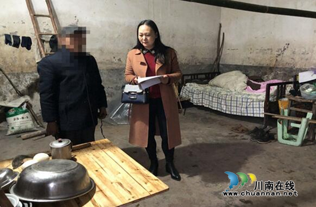 合江縣真龍司法所開展春節(jié)前社區(qū)服刑人員大走訪活動(圖1)