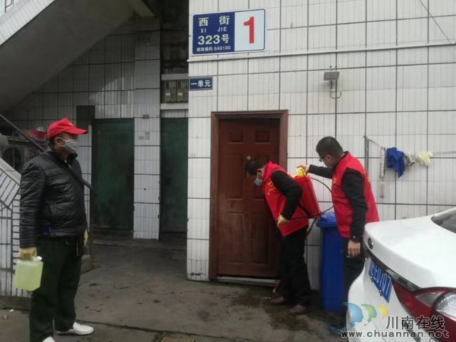 瀘縣玉蟾街道：疫情防控守護健康  黨員干部沖在前(圖2)