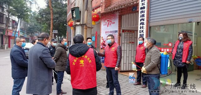瀘縣玉蟾街道：疫情防控守護健康  黨員干部沖在前(圖5)