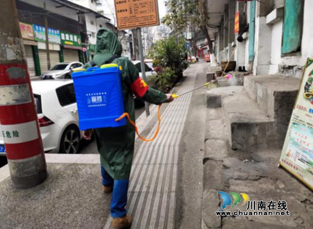 江陽區(qū)北城街道城垣社區(qū)眾志成城戰(zhàn)疫情，社區(qū)把好第一道關(圖1)