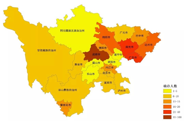 我省新增新冠肺炎確診病例19例，瀘州1例