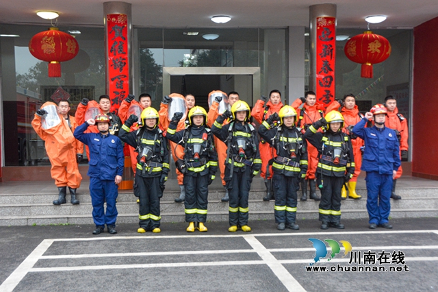 瀘州消防救援支隊(duì)舉全力做好疫情防控工作(圖5)